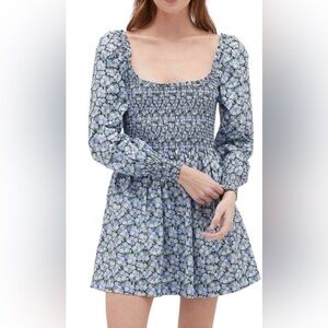 Hill House Blue Floral Dress